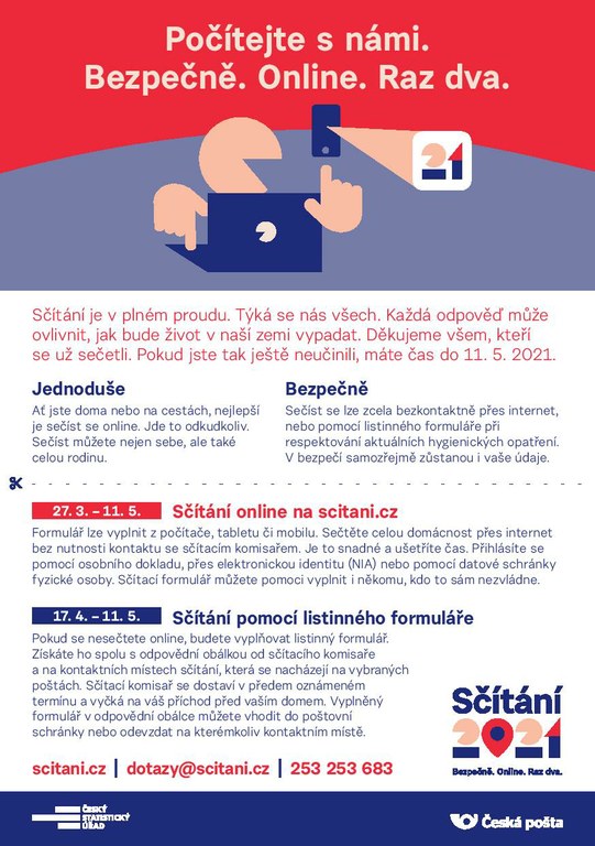 BEZPEČNĚ, ONLINE, RAZ DVA. SČÍTÁNÍ 2021