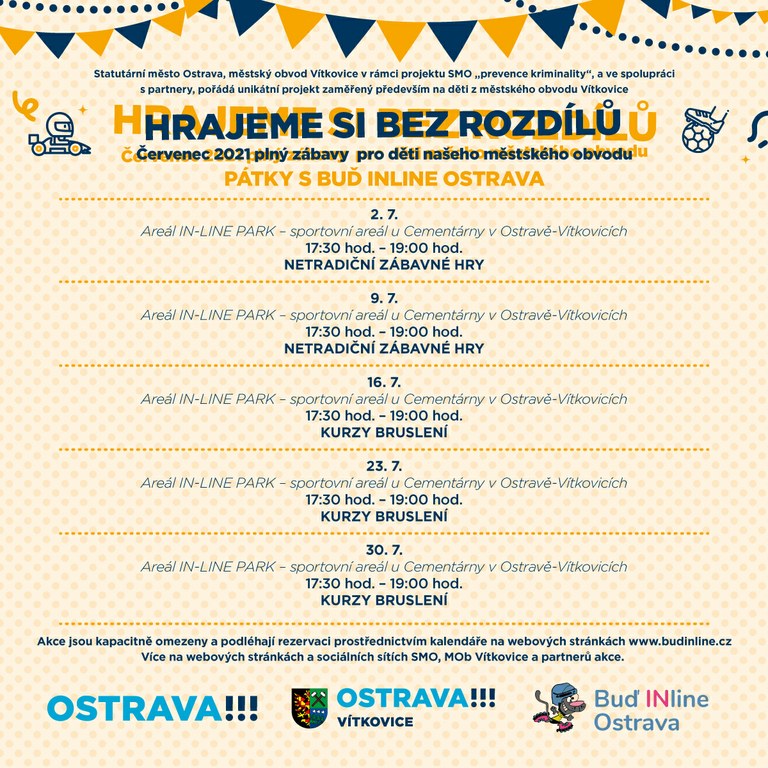 HRAJEME SI BEZ ROZDÍLŮ 2021 – Buď INline Ostrava