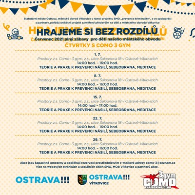 HRAJEME SI BEZ ROZDÍLŮ 2021 – Como-3 gym