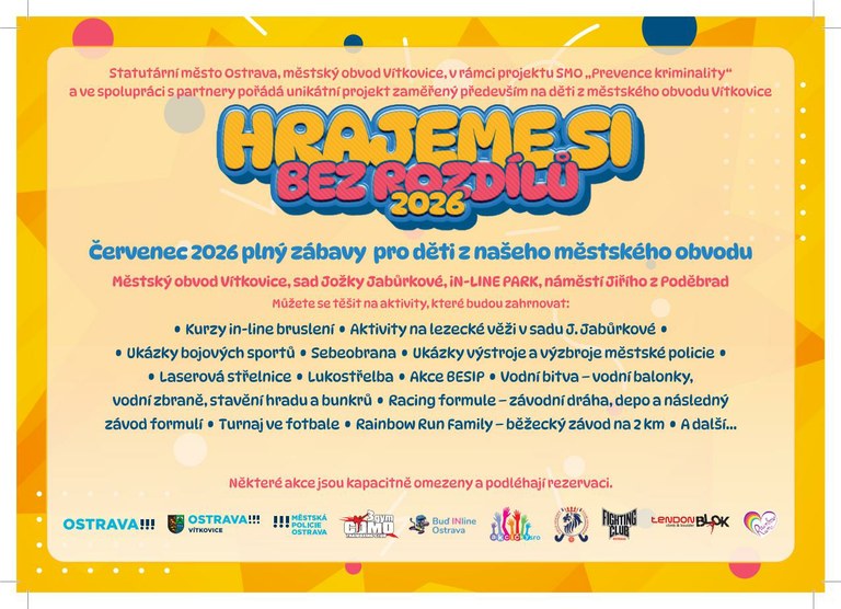 Hrajeme si bez rozdílů 2026