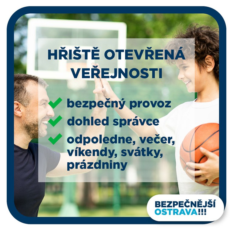 Hřiště otevřená veřejnosti