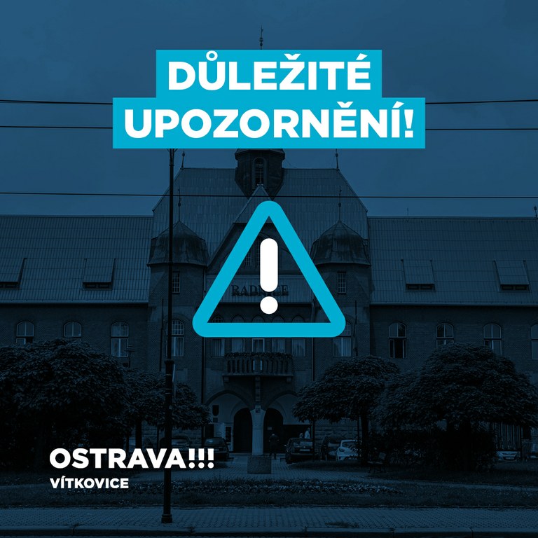 Uzavírka České pošty - Ostrava Vítkovice