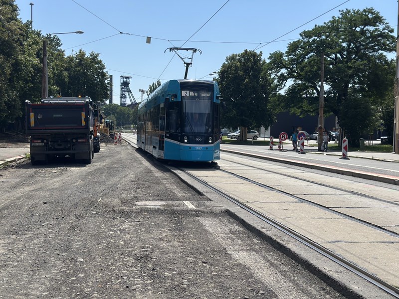 Modernizace tramvajové zastávky na ul. Vítkovická