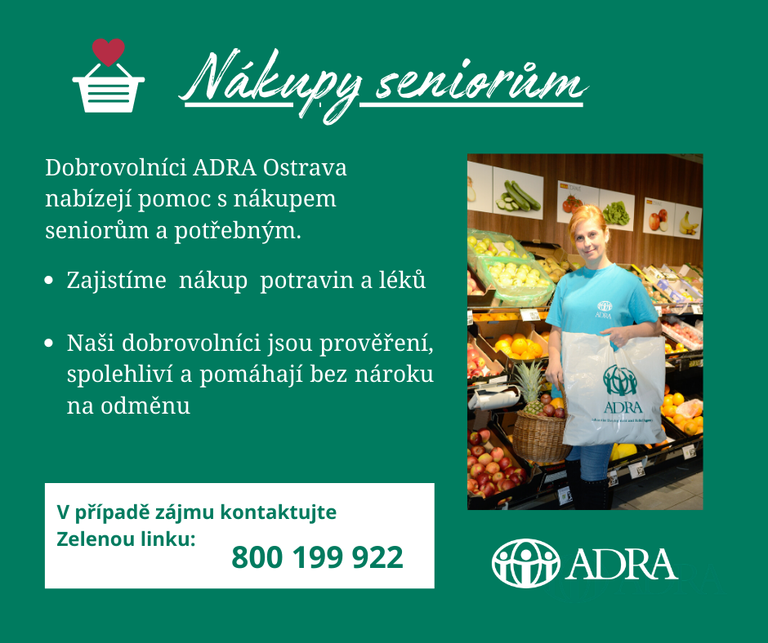 NÁKUPY SENIORŮM