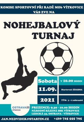 NOHEJBALOVÝ TURNAJ 2021