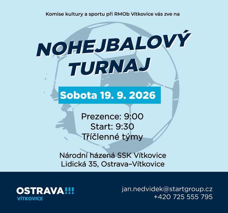 Nohejbalový turnaj dne 19. 9. 2026