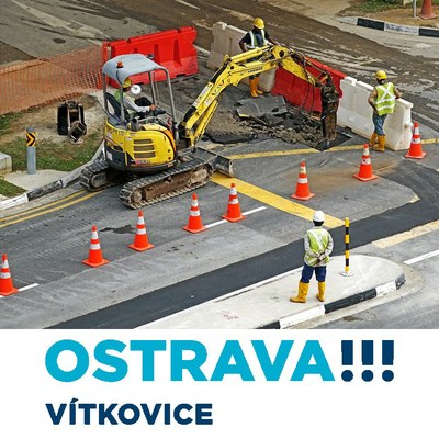 Oprava silnice na rudné