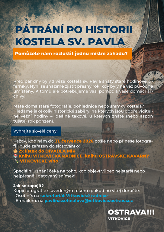 Pátrání po historii kostela sv. Pavla!