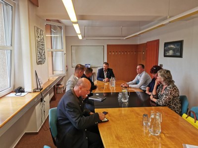 Příprava na plánovanou výstavbu smuteční síně