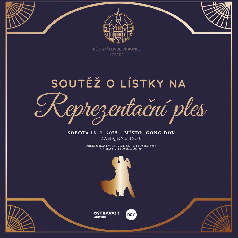 Soutěž o vstupenky na ples