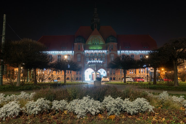 Světelná výzdoba ve Vítkovicích