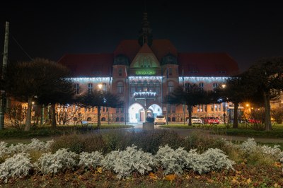 Světelná výzdoba ve Vítkovicích