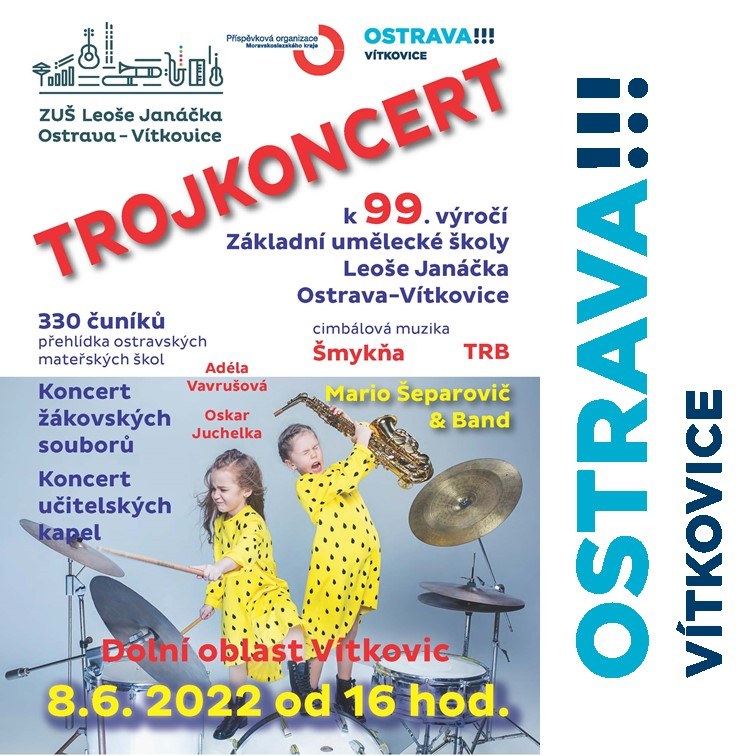Trojkoncert k 99. výročí ZÚŠ Leoše Janáčka Ostrava-Vítkovice