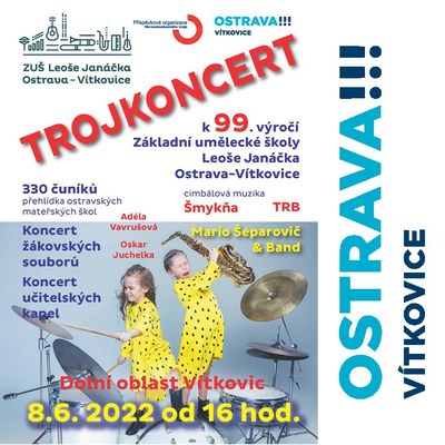 Trojkoncert k 99. výročí ZÚŠ Leoše Janáčka Ostrava-Vítkovice