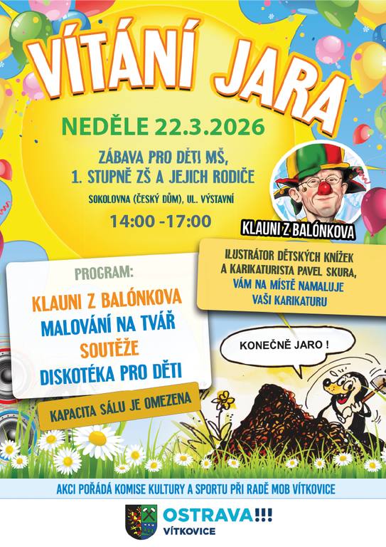 Vítání jara 22/3 2026