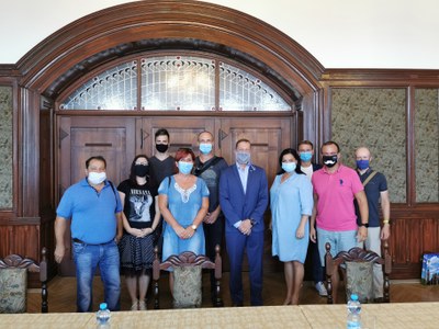 VÍTKOVICKOU RADNICI NAVŠTÍVILA DELEGACE ZE SLOVENSKA