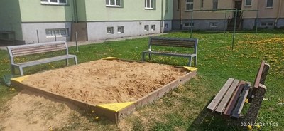 Výměna písku v pískovištích