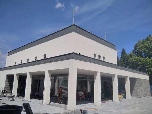 Výstavba na veřejném pohřebišti