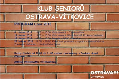 Klub seniorů únor 2015